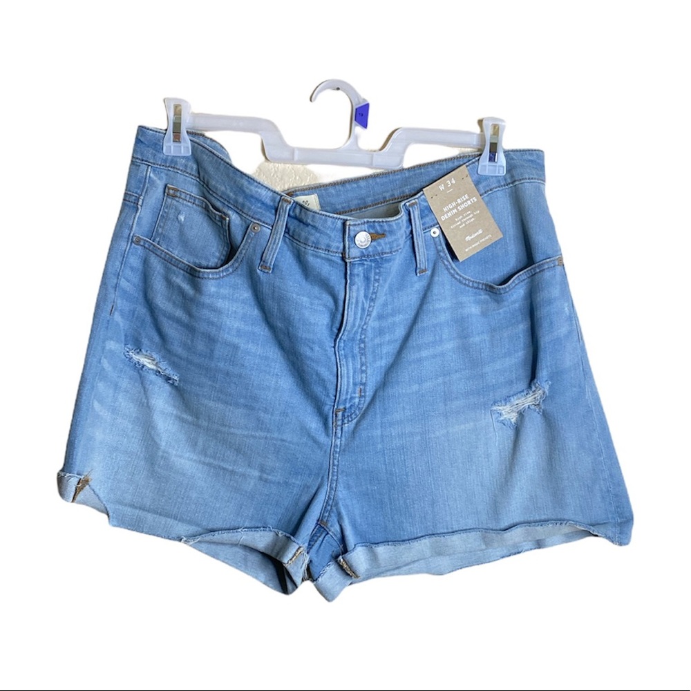 Madewell High-Rise Cutoffs